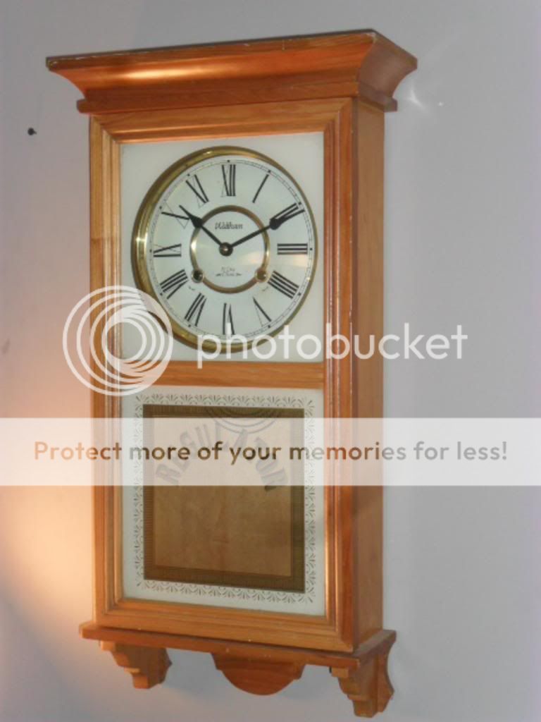 Waltham 31 day Chime Regulator Wall Clock