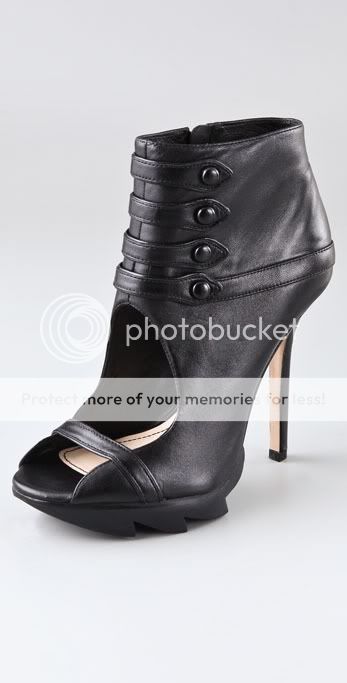 Camilla Skovgaard Open Toe Button Booties on Lug Sole Style #:CAMIL20067