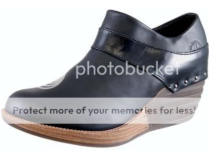 Chloe Black Nappa + Palatino - Edge Wedge Slip-on Shoe